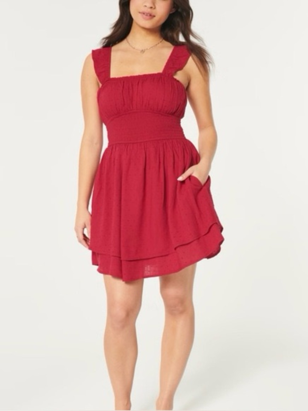 Hollister Saidie Double-Tier Skort Dress